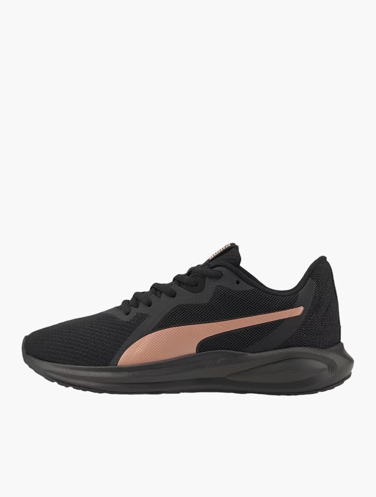 Puma black and rose gold shoes shop